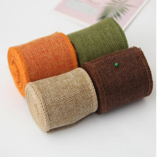 Burlap Fabric Craft Ribbon - 5 M